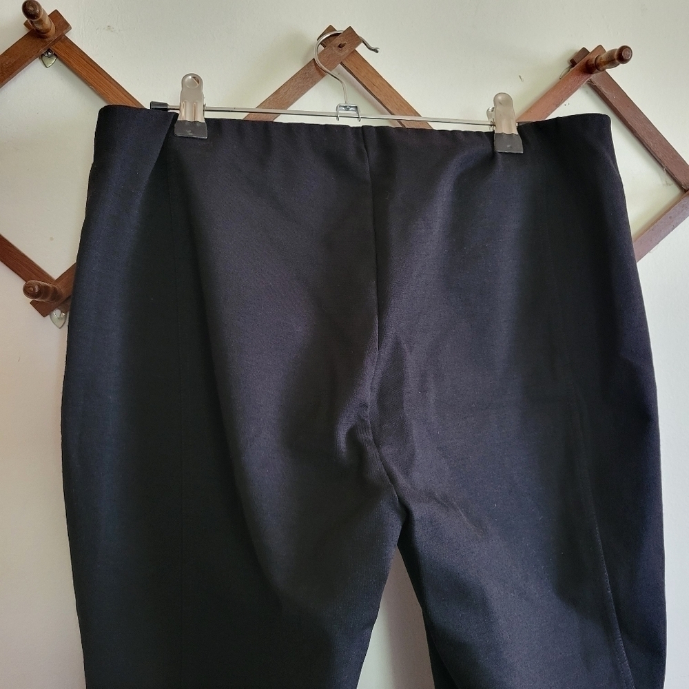 Eileen Fisher Pullon Pant Stretchy Thick Black M Medium - Picture 8 of 9